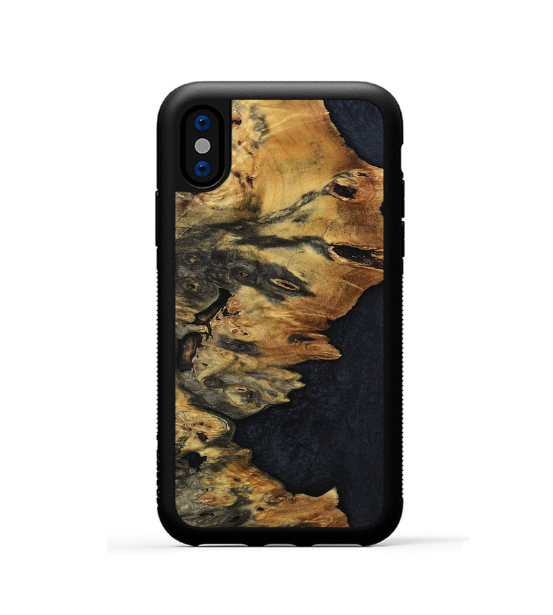 iPhone Xs Wood Phone Case - Ronald (Wood Burl, 799836)