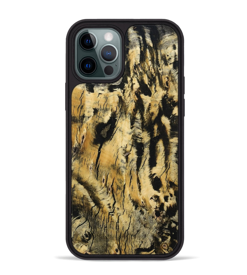 iPhone 12 Pro Max Wood Phone Case - Savion (Wood Burl, 799838)