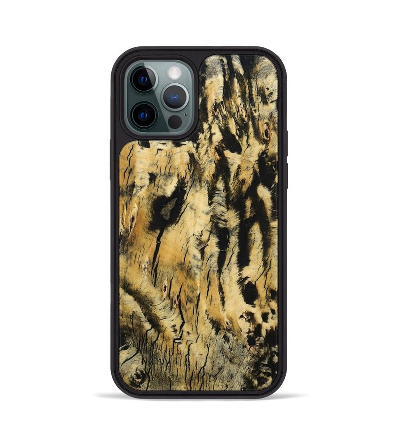 iPhone 12 Pro Wood Phone Case - Savion (Wood Burl, 799838)
