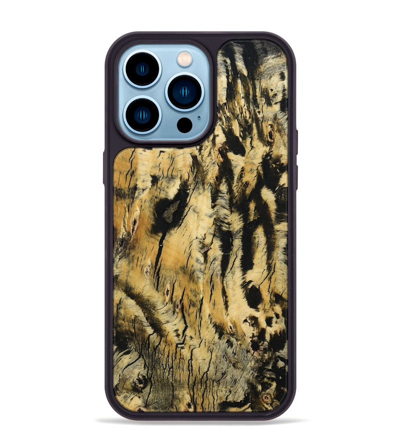 iPhone 14 Pro Max Wood Phone Case - Savion (Wood Burl, 799838)