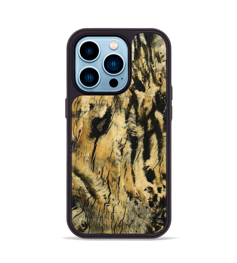 iPhone 14 Pro Wood Phone Case - Savion (Wood Burl, 799838)
