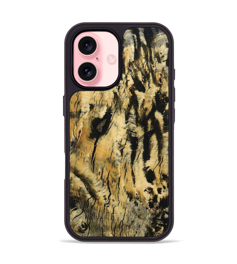 iPhone 16 Wood Phone Case - Savion (Wood Burl, 799838)