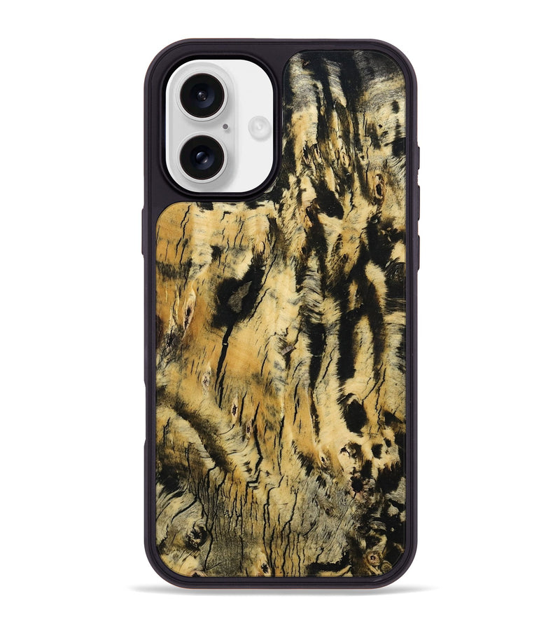 iPhone 16 Plus Wood Phone Case - Savion (Wood Burl, 799838)