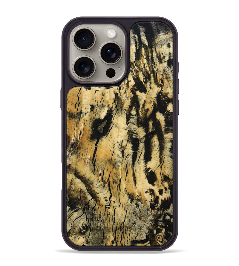 iPhone 16 Pro Max Wood Phone Case - Savion (Wood Burl, 799838)