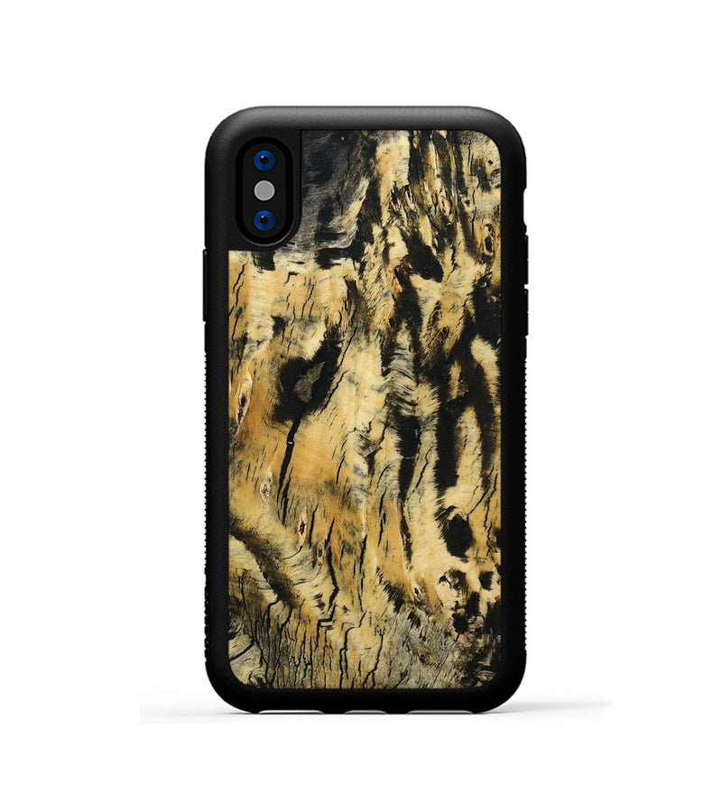 iPhone Xs Wood Phone Case - Savion (Wood Burl, 799838)