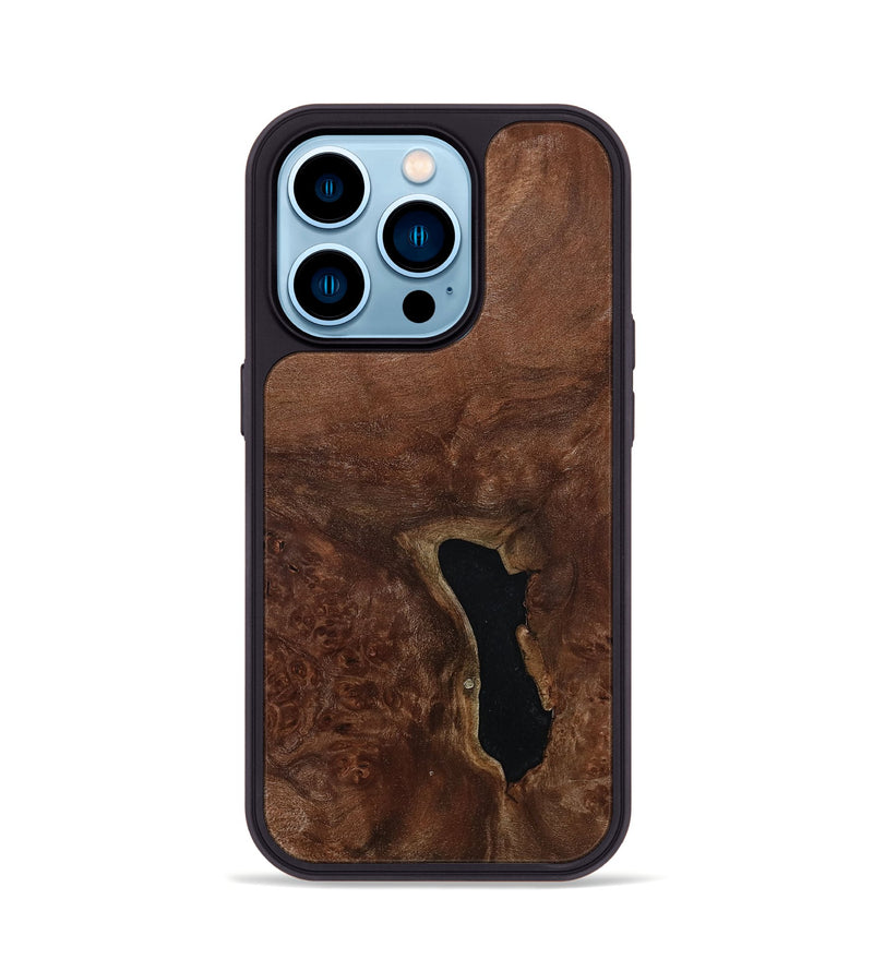 iPhone 14 Pro Wood Phone Case - Murray (Wood Burl, 799840)