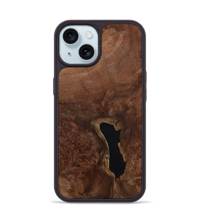 iPhone 15 Wood Phone Case - Murray (Wood Burl, 799840)