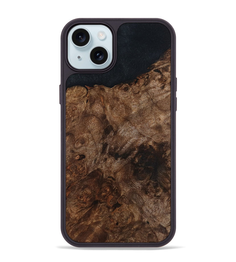 iPhone 15 Plus Wood Phone Case - Giana (Wood Burl, 799841)