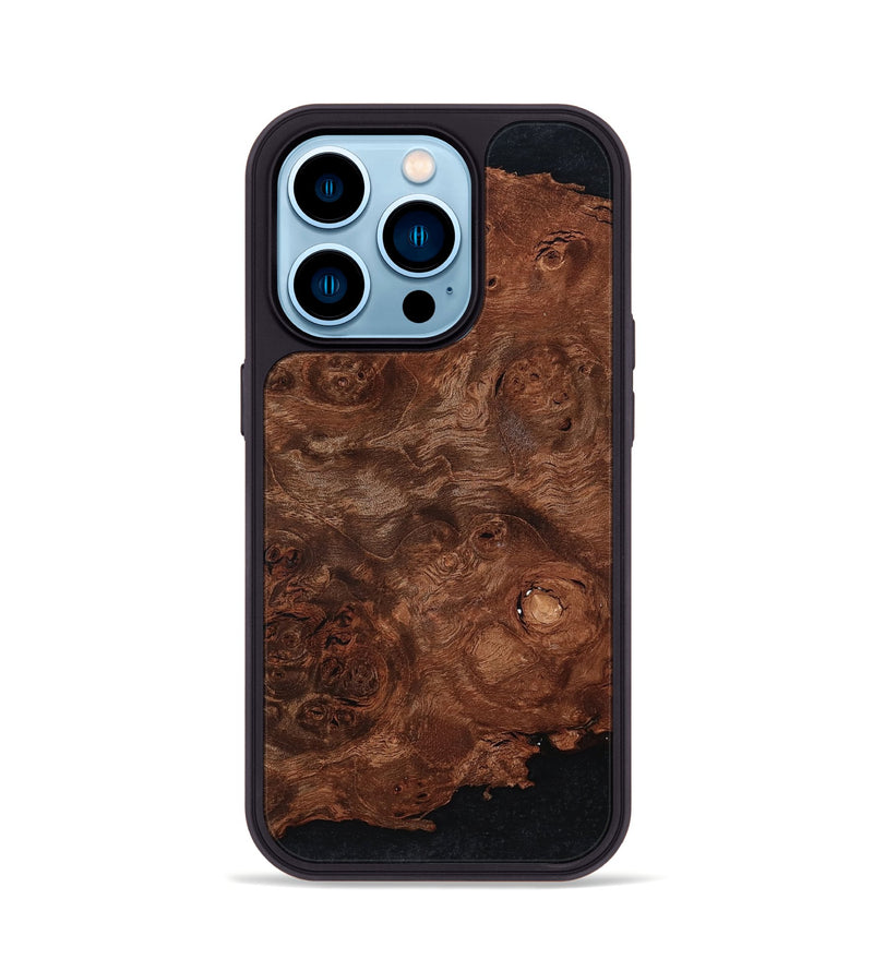 iPhone 14 Pro Wood Phone Case - Elouise (Wood Burl, 799844)