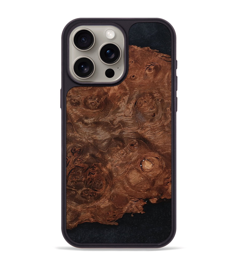 iPhone 15 Pro Max Wood Phone Case - Elouise (Wood Burl, 799844)