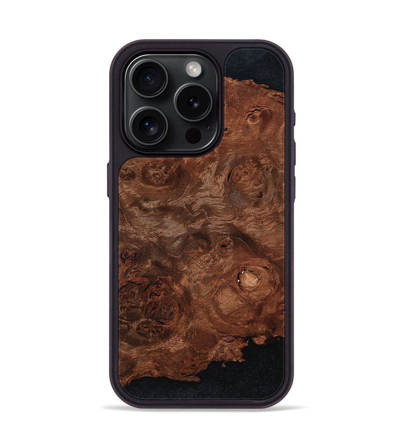 iPhone 15 Pro Wood Phone Case - Elouise (Wood Burl, 799844)