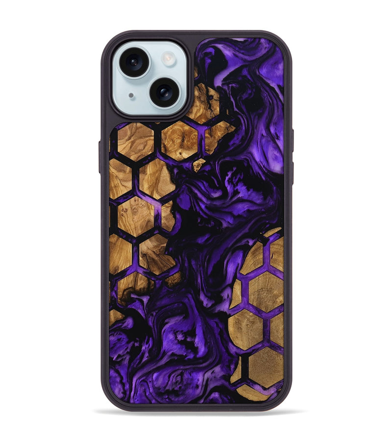 iPhone 15 Plus Wood Phone Case - Arnold (Pattern, 799845)