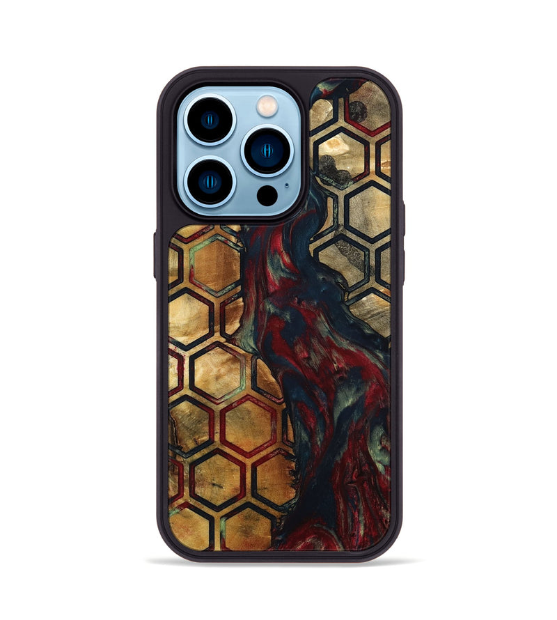iPhone 14 Pro Wood Phone Case - Darron (Pattern, 799847)