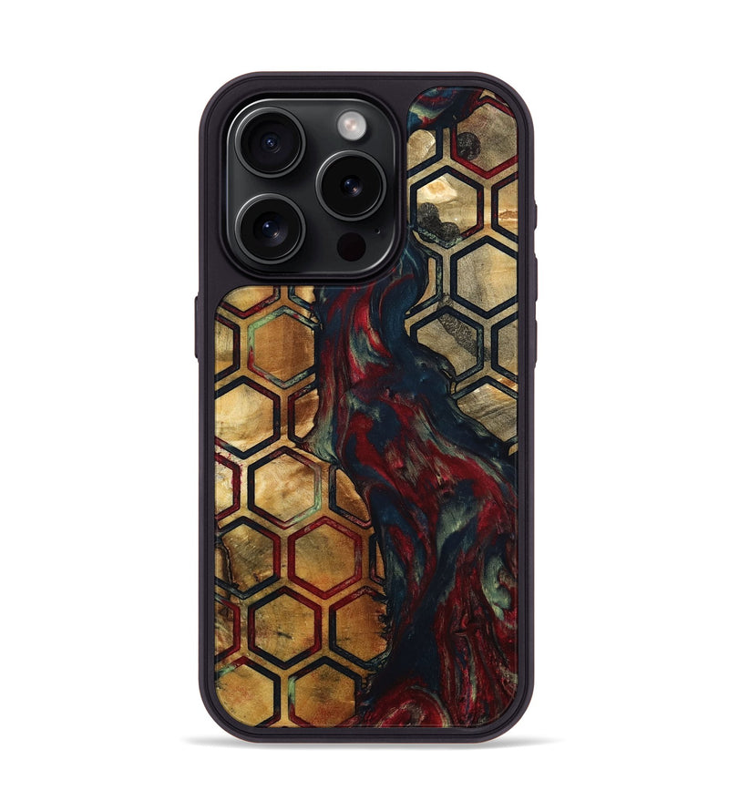 iPhone 15 Pro Wood Phone Case - Darron (Pattern, 799847)