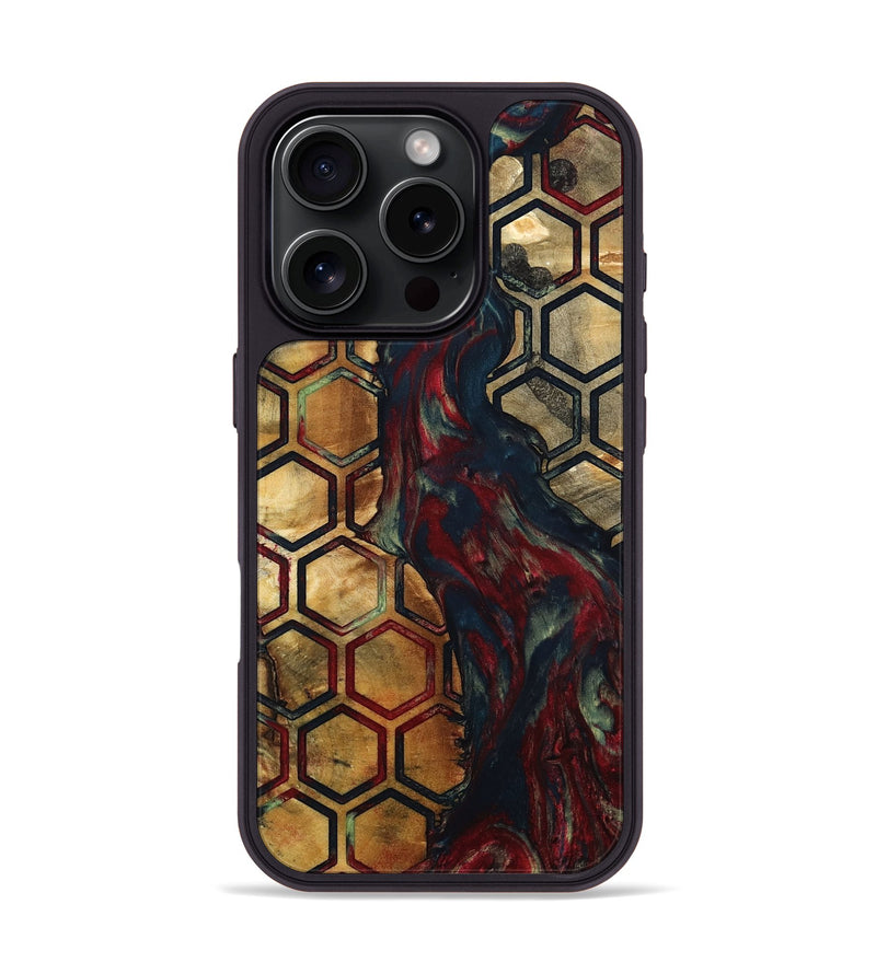 iPhone 16 Pro Wood Phone Case - Darron (Pattern, 799847)