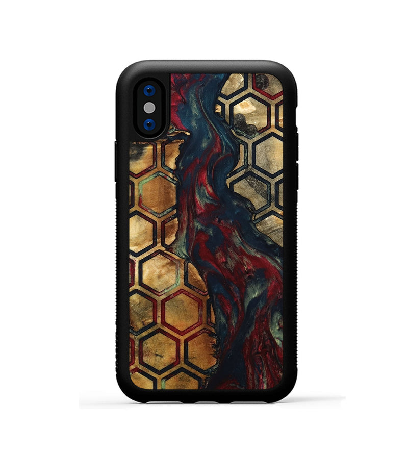 iPhone Xs Wood Phone Case - Darron (Pattern, 799847)