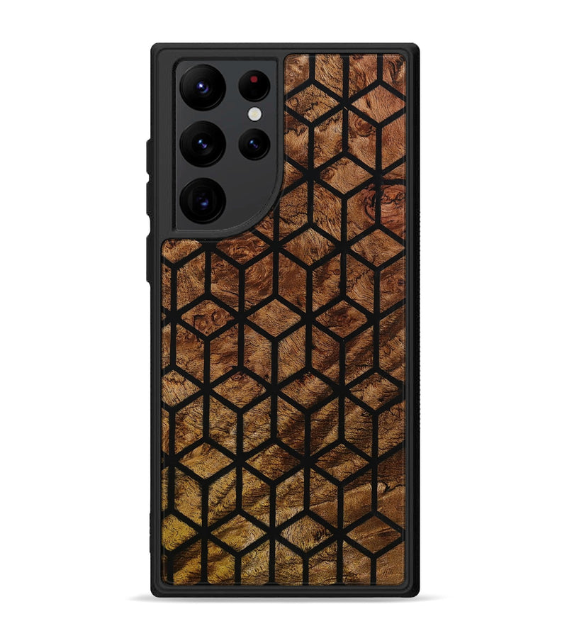 Galaxy S22 Ultra Wood Phone Case - Denice (Double Dyed, 799848)