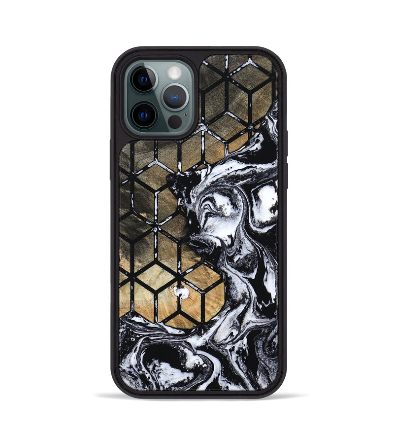 iPhone 12 Pro Wood Phone Case - Fredric (Pattern, 799849)