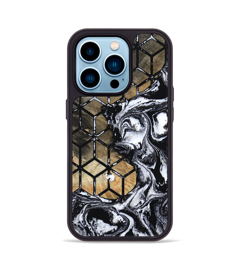 iPhone 14 Pro Wood Phone Case - Fredric (Pattern, 799849)