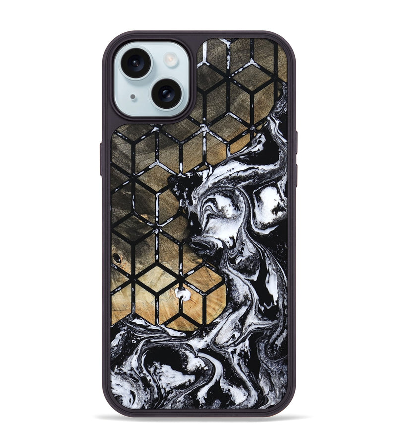 iPhone 15 Plus Wood Phone Case - Fredric (Pattern, 799849)