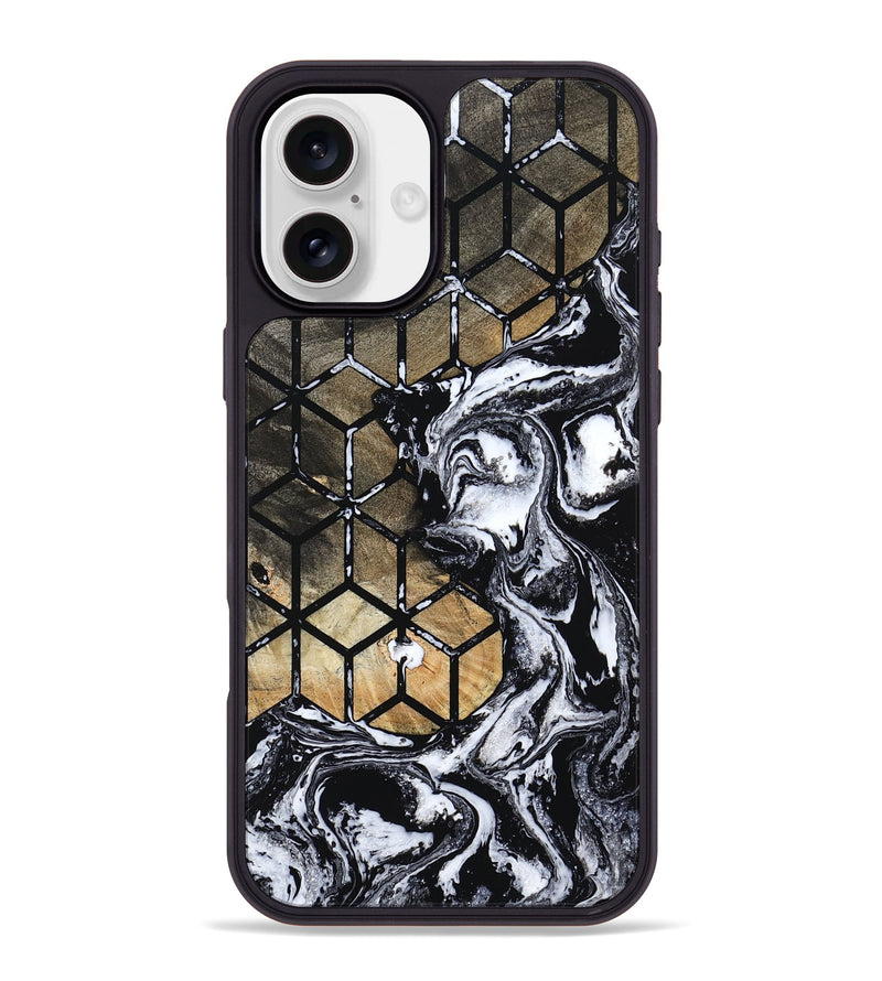 iPhone 16 Plus Wood Phone Case - Fredric (Pattern, 799849)