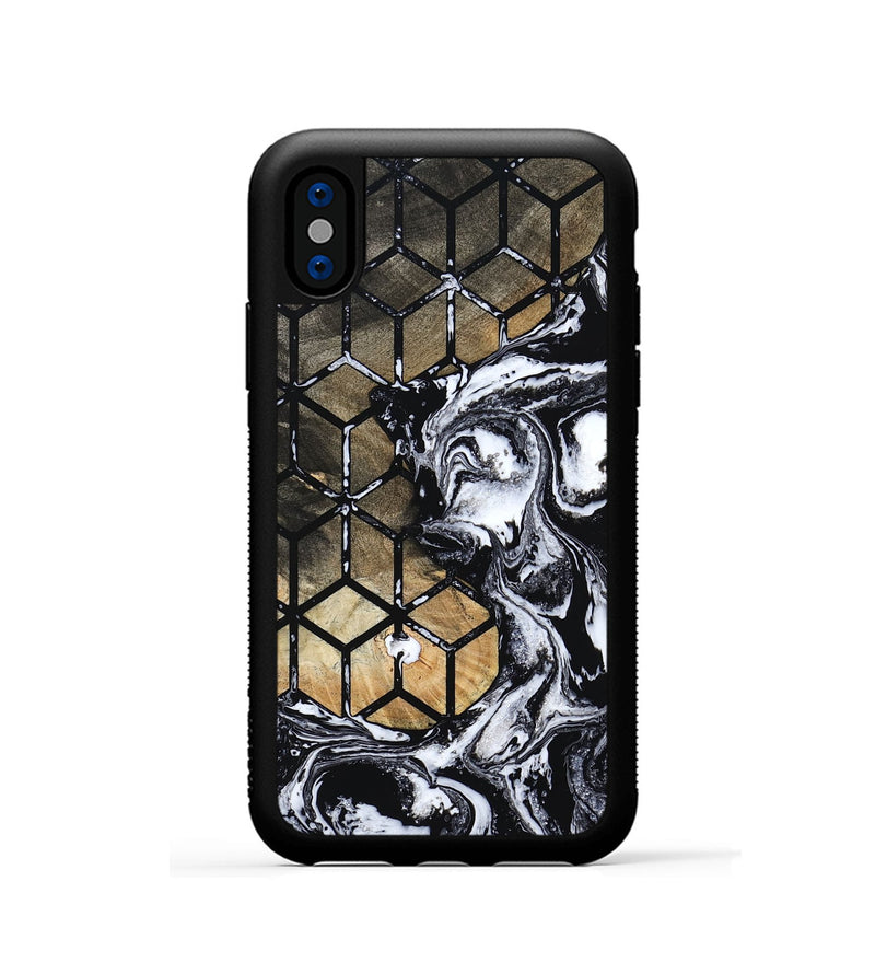 iPhone Xs Wood Phone Case - Fredric (Pattern, 799849)