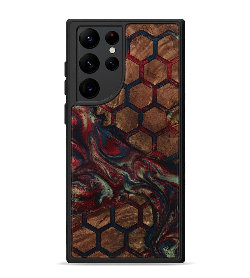 Galaxy S22 Ultra Wood Phone Case - Davina (Pattern, 799850)