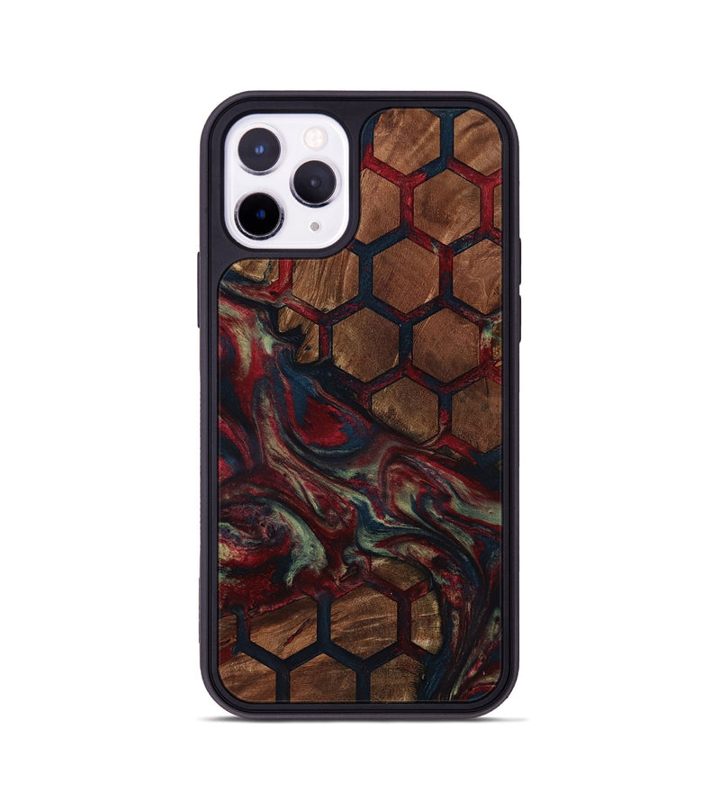 iPhone 11 Pro Wood Phone Case - Davina (Pattern, 799850)