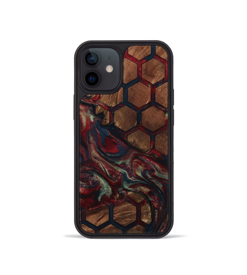 iPhone 12 mini Wood Phone Case - Davina (Pattern, 799850)