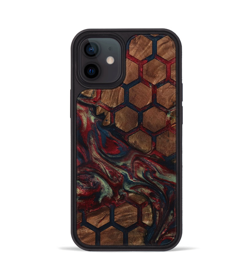 iPhone 12 Wood Phone Case - Davina (Pattern, 799850)