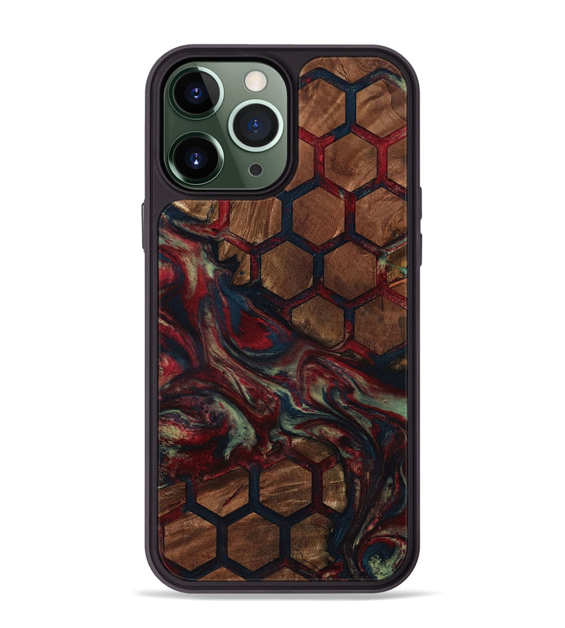 iPhone 13 Pro Max Wood Phone Case - Davina (Pattern, 799850)