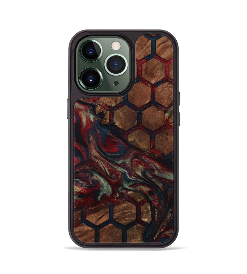 iPhone 13 Pro Wood Phone Case - Davina (Pattern, 799850)