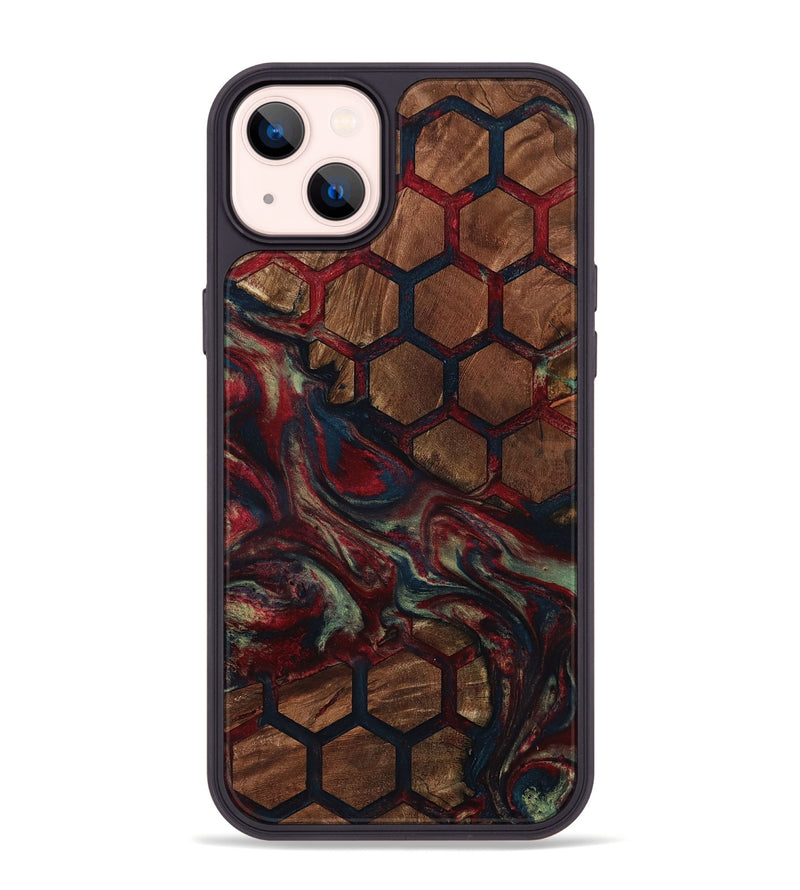 iPhone 14 Plus Wood Phone Case - Davina (Pattern, 799850)
