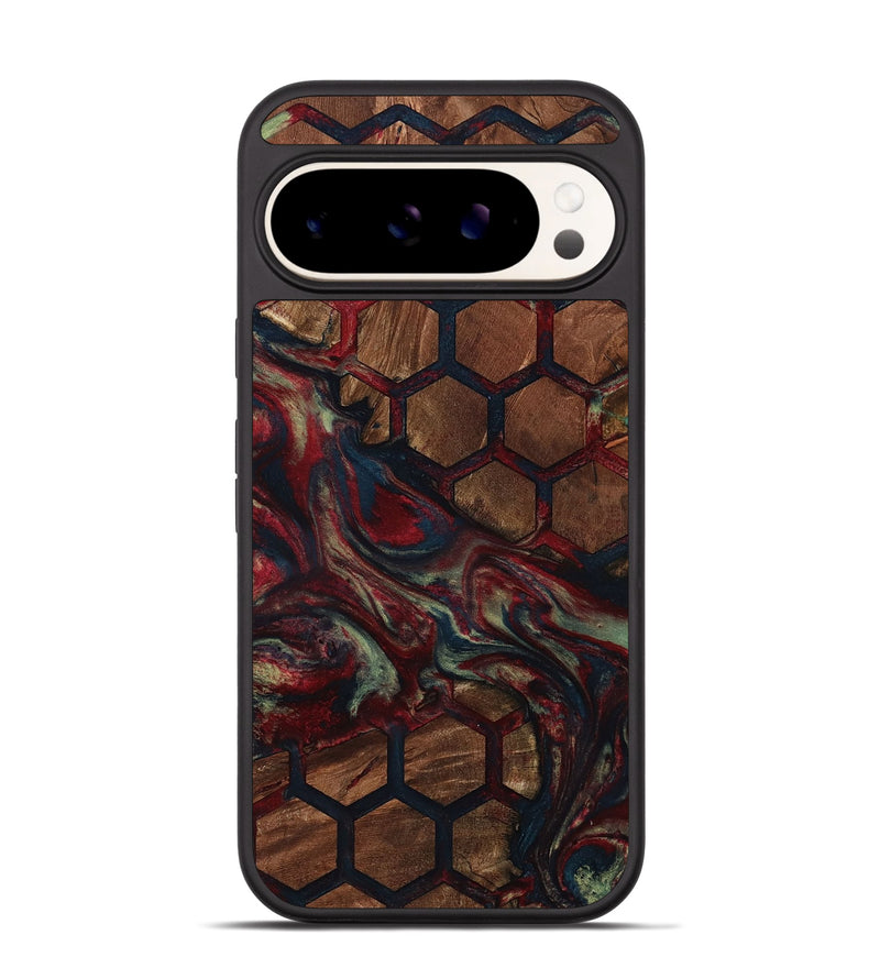 Pixel 9 Wood Phone Case - Davina (Pattern, 799850)