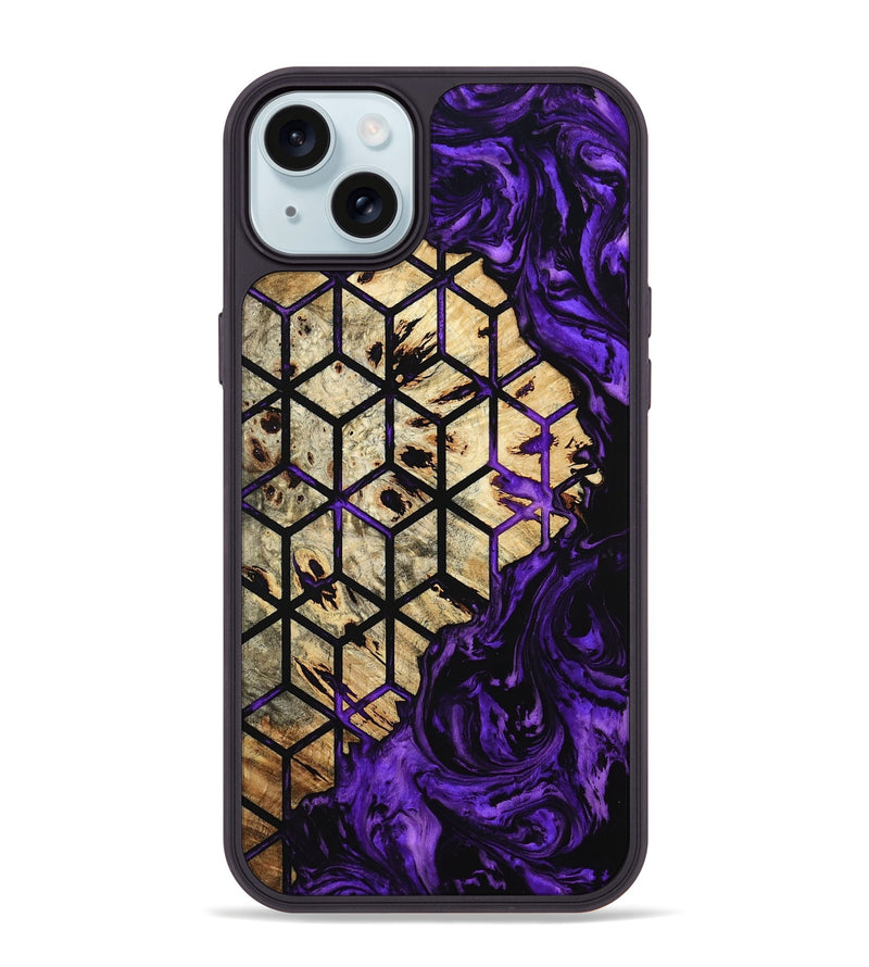 iPhone 15 Plus Wood Phone Case - Enrique (Pattern, 799851)