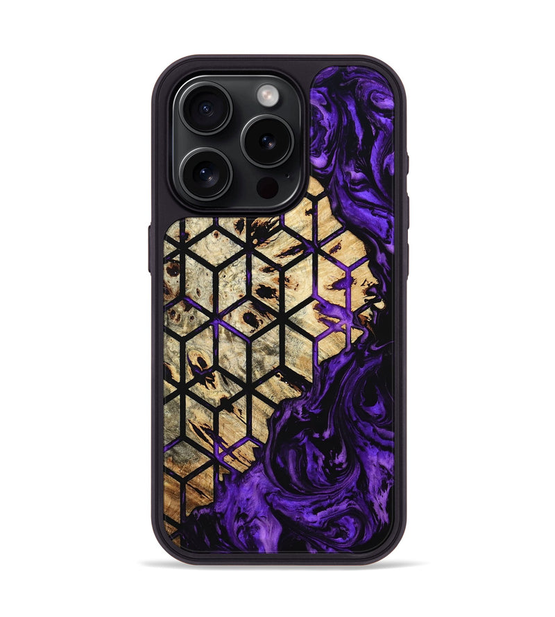 iPhone 15 Pro Wood Phone Case - Enrique (Pattern, 799851)