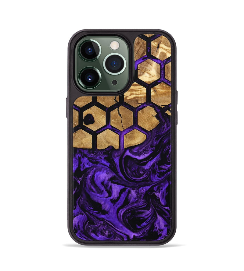 iPhone 13 Pro Wood Phone Case - Brinley (Pattern, 799852)