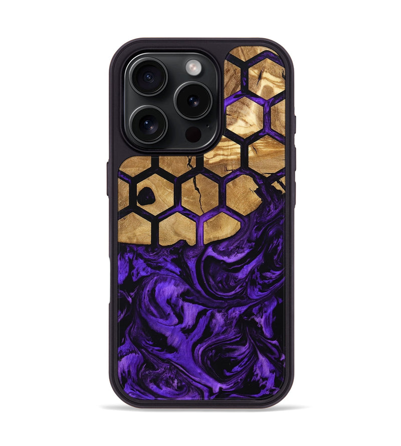 iPhone 16 Pro Wood Phone Case - Brinley (Pattern, 799852)