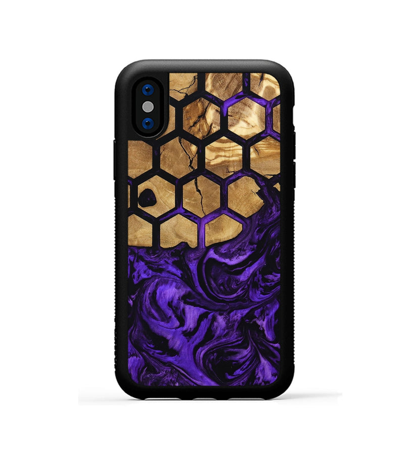 iPhone Xs Wood Phone Case - Brinley (Pattern, 799852)