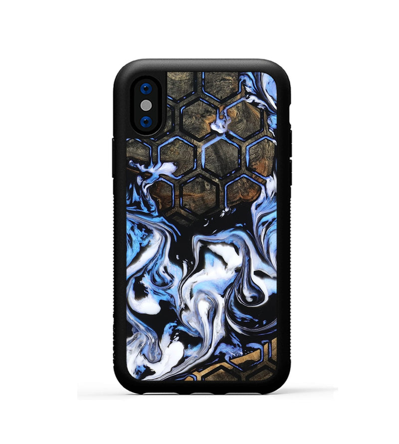 iPhone Xs Wood Phone Case - Isai (Pattern, 799853)