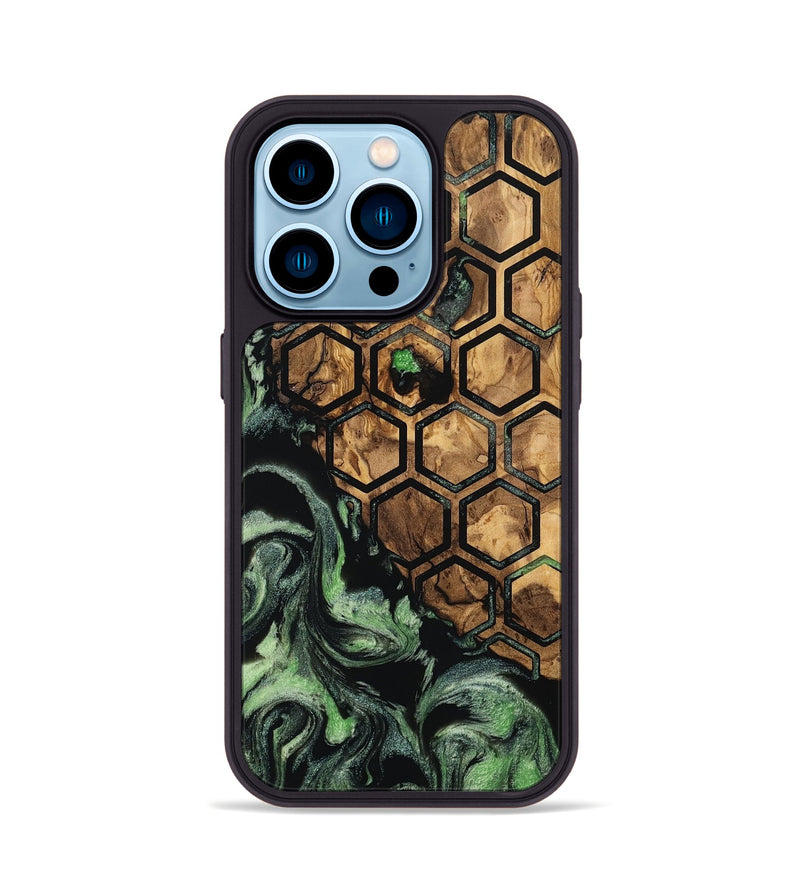 iPhone 14 Pro Wood Phone Case - Deacon (Pattern, 799854)