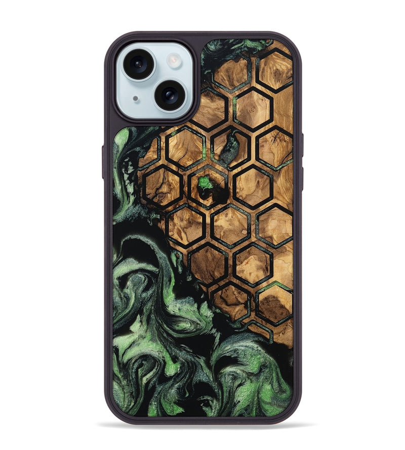 iPhone 15 Plus Wood Phone Case - Deacon (Pattern, 799854)