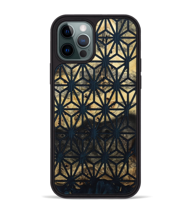 iPhone 12 Pro Max Wood Phone Case - Amir (Pattern, 799855)