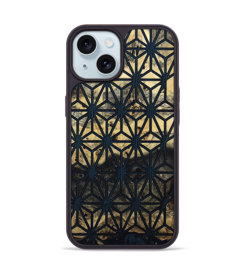 iPhone 15 Wood Phone Case - Amir (Pattern, 799855)