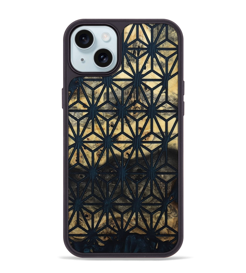 iPhone 15 Plus Wood Phone Case - Amir (Pattern, 799855)