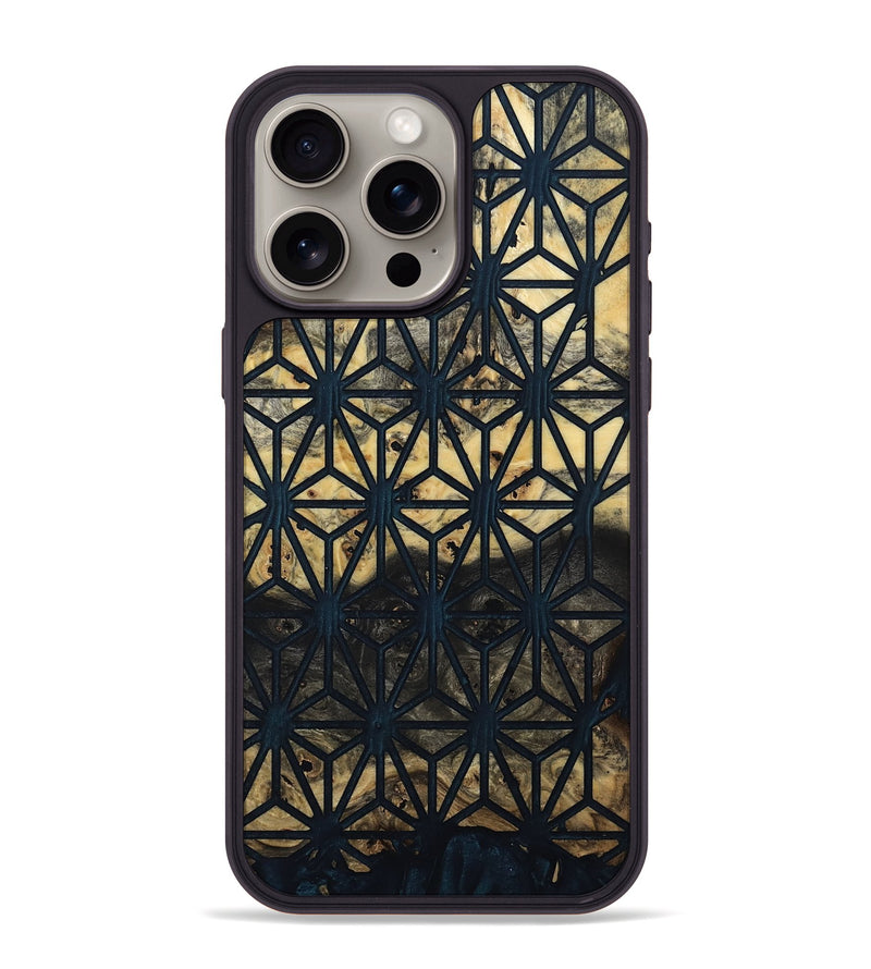 iPhone 15 Pro Max Wood Phone Case - Amir (Pattern, 799855)