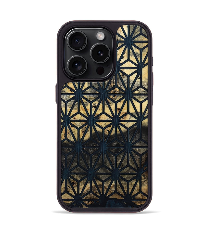 iPhone 15 Pro Wood Phone Case - Amir (Pattern, 799855)