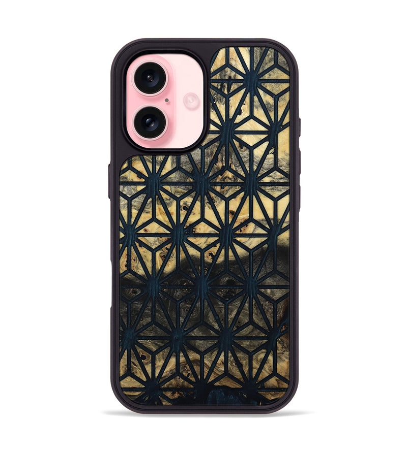 iPhone 16 Wood Phone Case - Amir (Pattern, 799855)