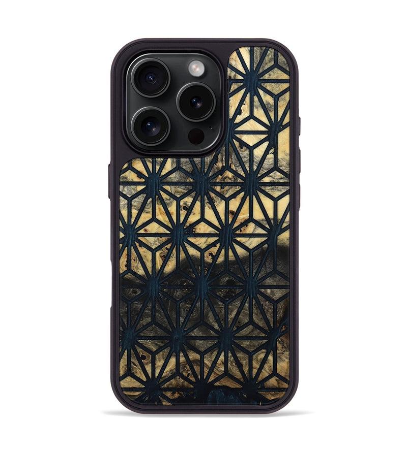 iPhone 16 Pro Wood Phone Case - Amir (Pattern, 799855)