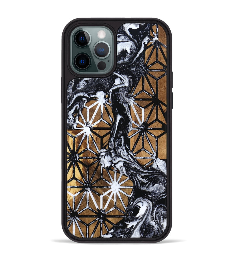 iPhone 12 Pro Max Wood Phone Case - Emmitt (Pattern, 799856)